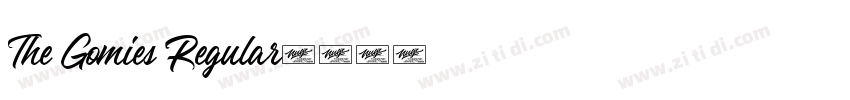 The Gomies Regular字体转换